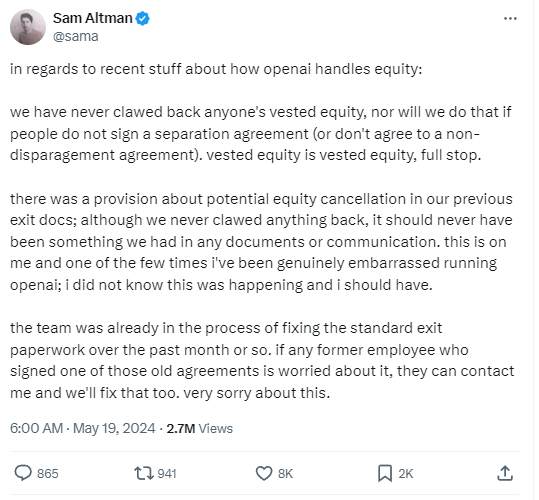 (사진=X, Sam Altman)