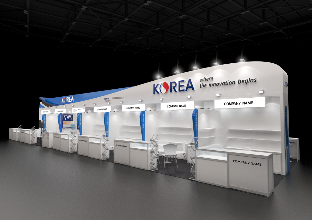 싱가포르 정보통신전시회 KOREA관 장치사진 첨부 (사진=KICTA)