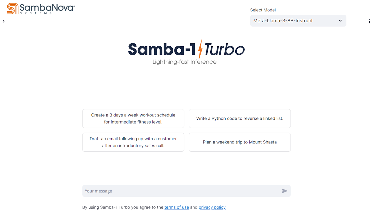 삼바-1 터보 (사진=삼바노바)