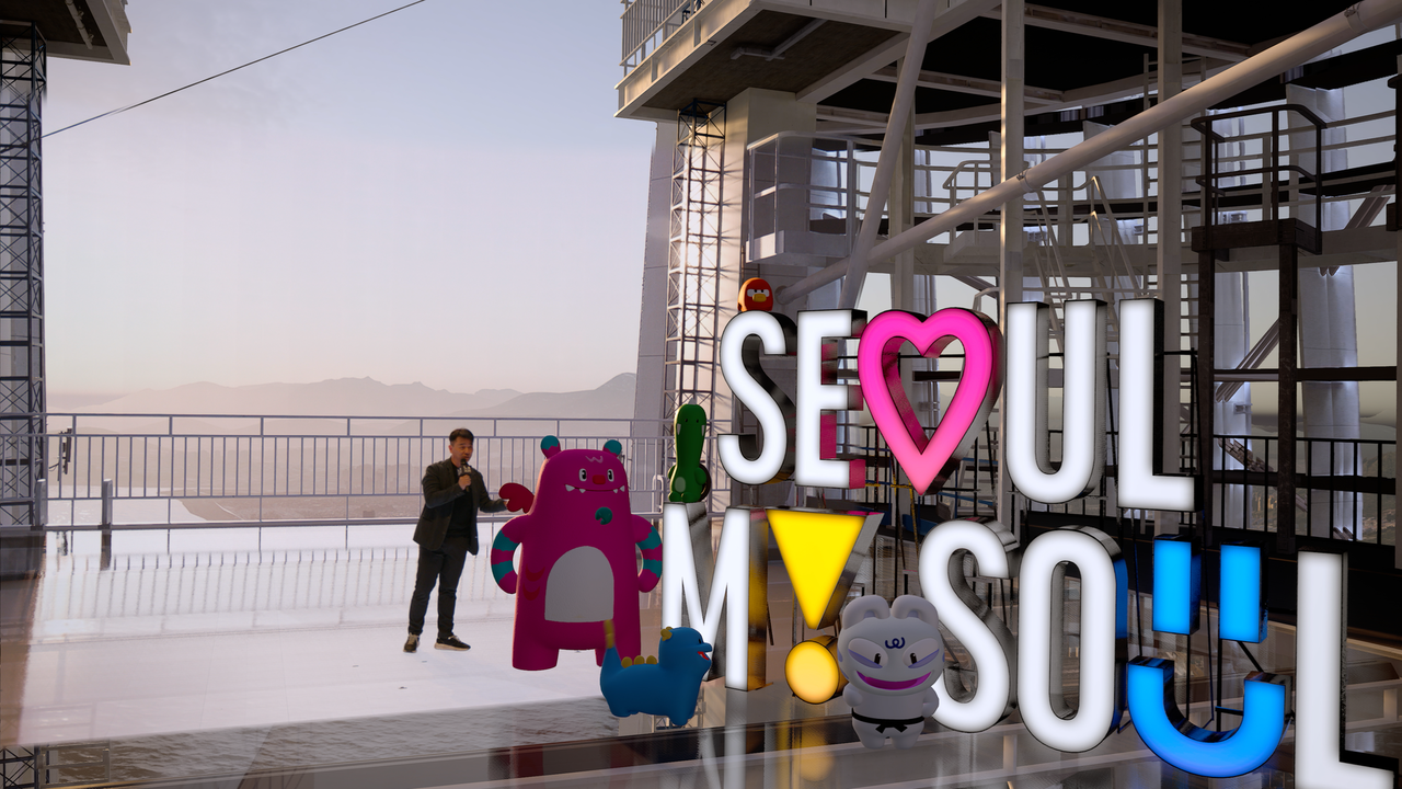 이대연 남산XR스튜디오 센터장(자이언트스텝 VIRTUAL-X 본부장) 시연 장면 (사진=자이언트스텝)