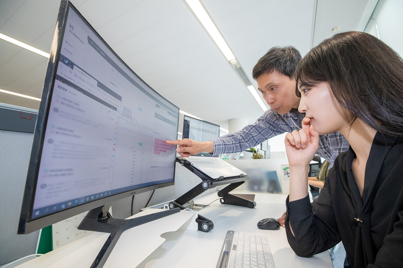 KT가 고객 서비스 경험 개선을 위해 AI 기반 VOC 통합관리 시스템 ‘AI-VOC 포털’을 전사 확대 적용했다고 11일 밝혔다.(사진=KT)