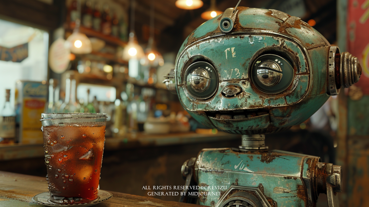 35mm phothgraph, In the hot weather, a robot with cracked skin due (사진=크레비쥬)