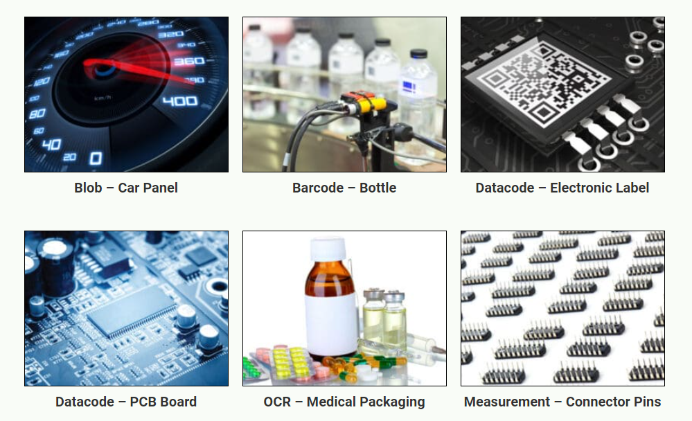 머신비전의 구체적 애플리케이션 예시 (사진=비즈캠)