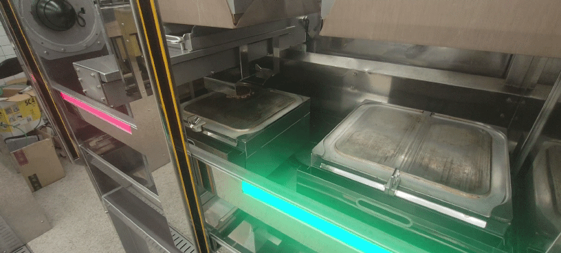 Alpha Grill is removing fully cooked patties.
