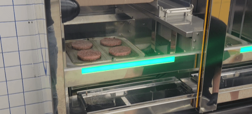 Alpha Grill Start Button and Touch Interface Operation Process