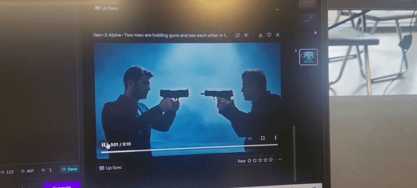 Video produced with Gen3-Alpha