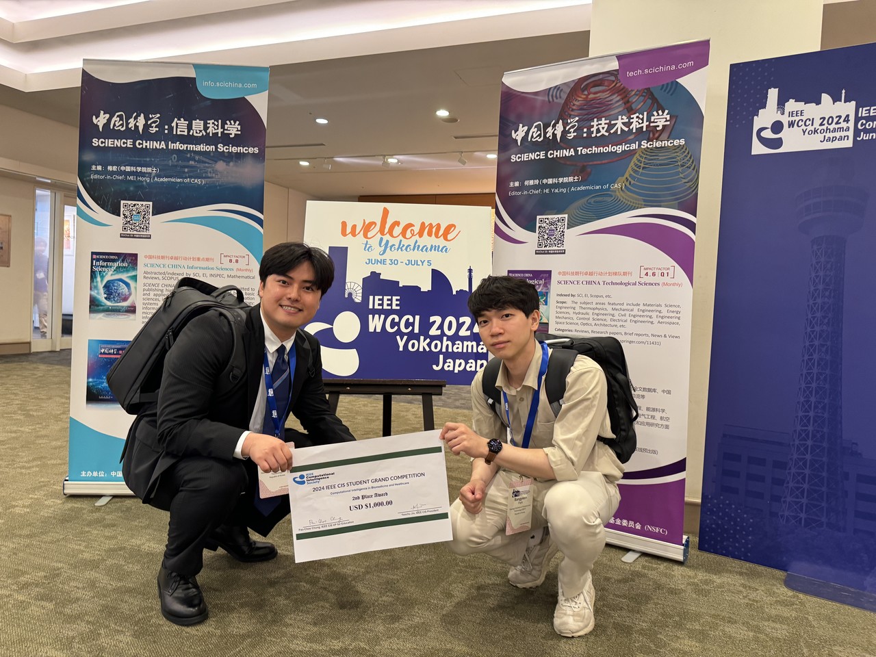  GIST 융합기술학제학부 석박통합과정 최윤호 학생(왼쪽부터), 석사과정 박상연 학생 (사진=GIST)