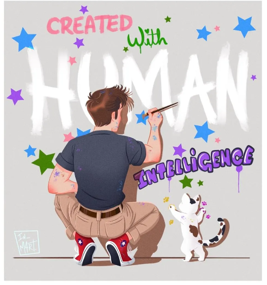 The work of Julio Martin, who identifies himself as a cat butler (Photo = Instagram, in_m4rt)