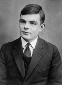Alan Turing (Photo = Wikipedia)