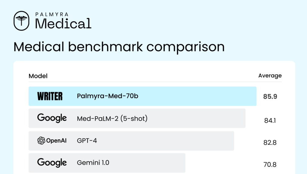 의료 모델 벤치마크 (사진=라이터)