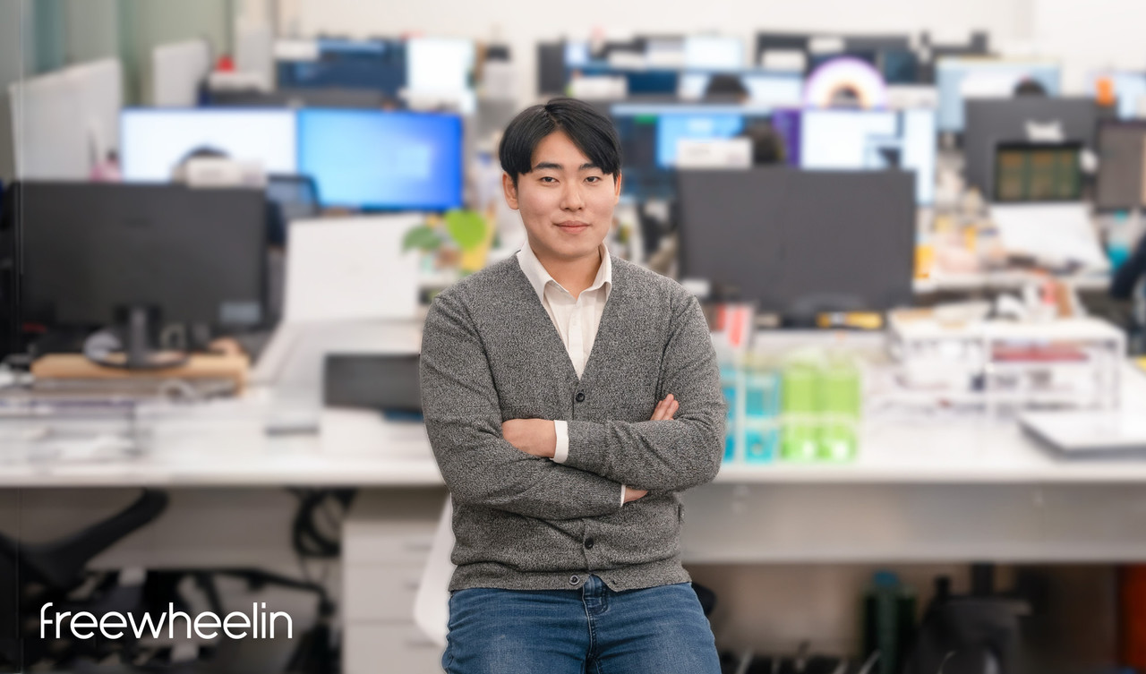 CEO Kwon Ki-seong explains Freewillin’s business direction. (Photo = Freewillin)