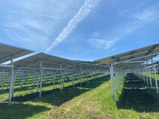 영농형 태양광 발전소 시스템 (사진=레스타)