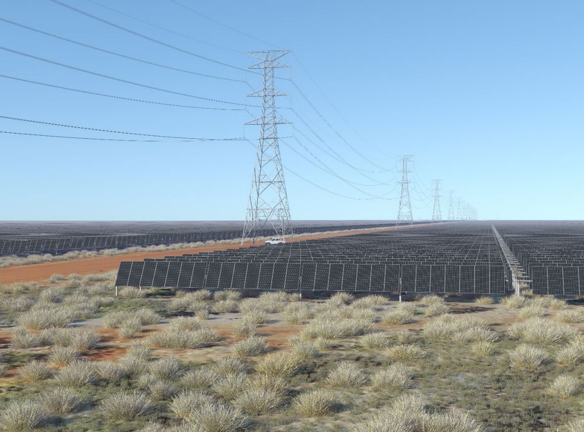 선케이블의 대규모 태양광 발전 단지 (사진 = 선케이블)