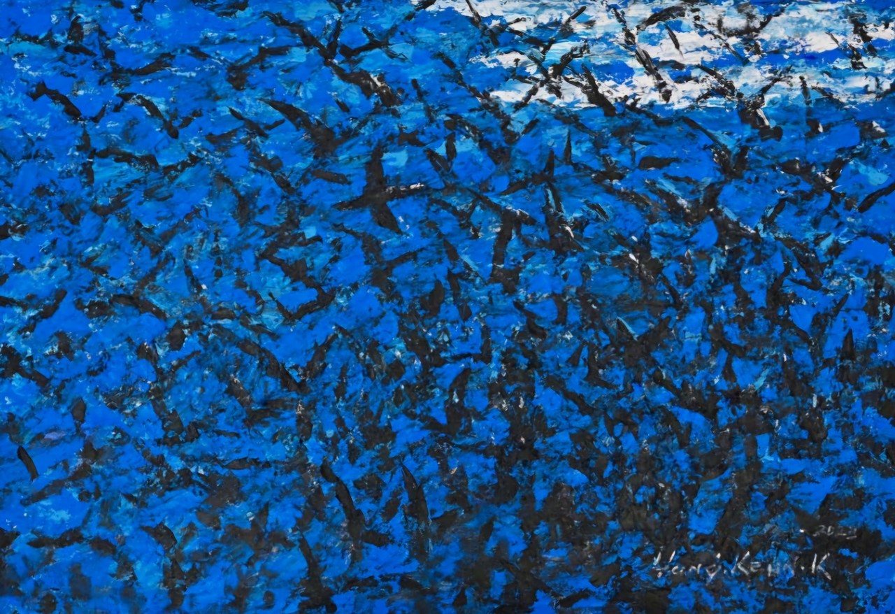 김용근 작. 비상│50F│oilcolor on canvas.  2023