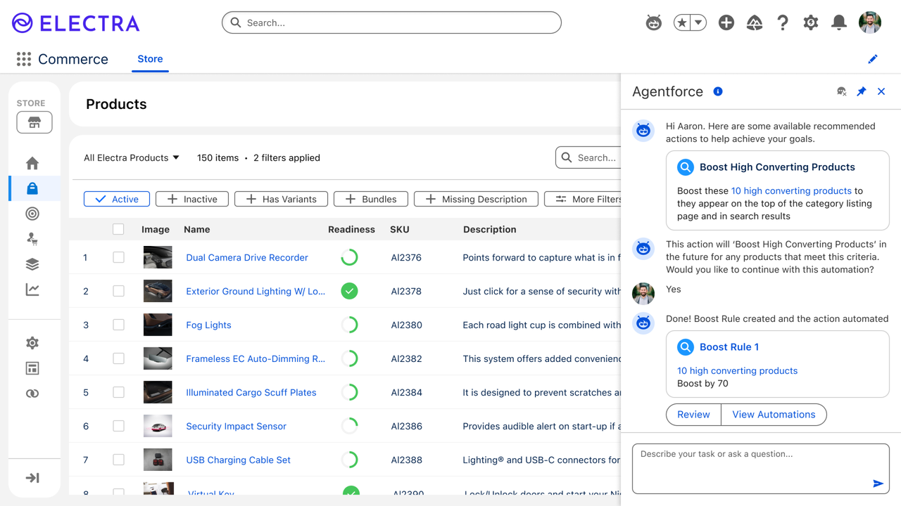 에이전트포스 데모 (사진=세일즈포스)