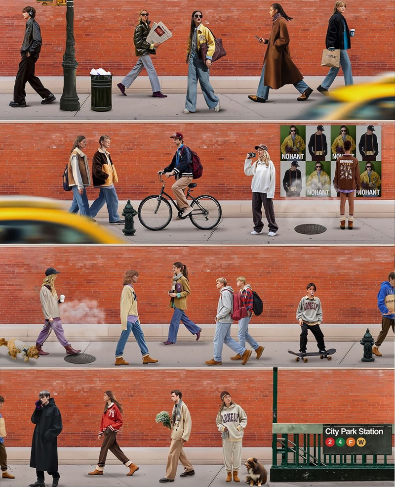 룩북 '노앙 인 뉴욕’ (사진=파프리카 주식회사)