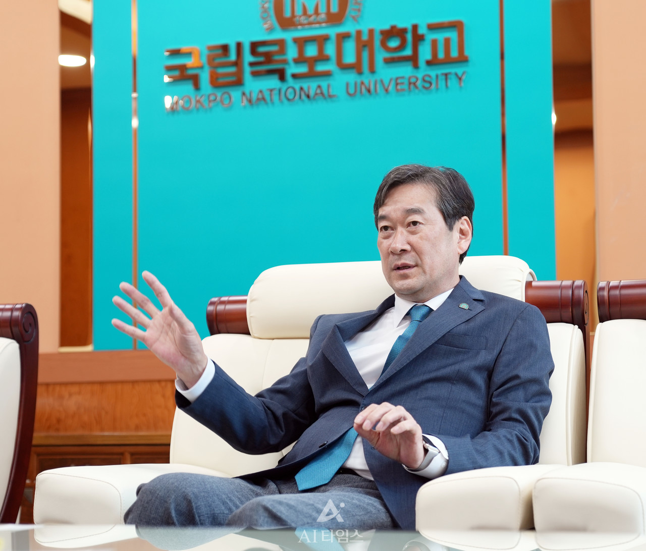 송하철 목포대학교 총장. (사진=양준석 기자)