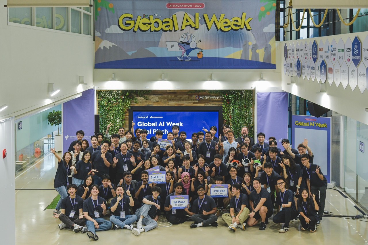 업스테이지 'AI 위크' 해커톤 현장 (사진=업스테이지)