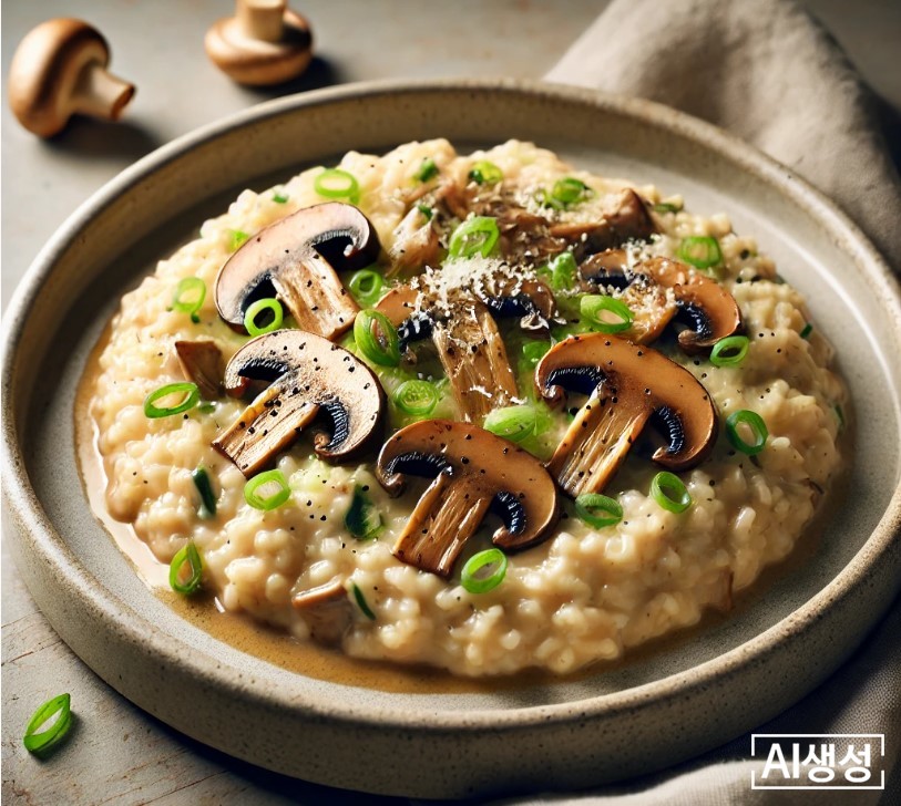 '달리'로 생성한 된장 크림 리조또