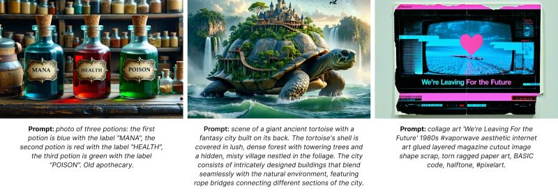 스테이블 디퓨전 3.5 이미지 생성 사례 (사진=스태빌리티 AI)