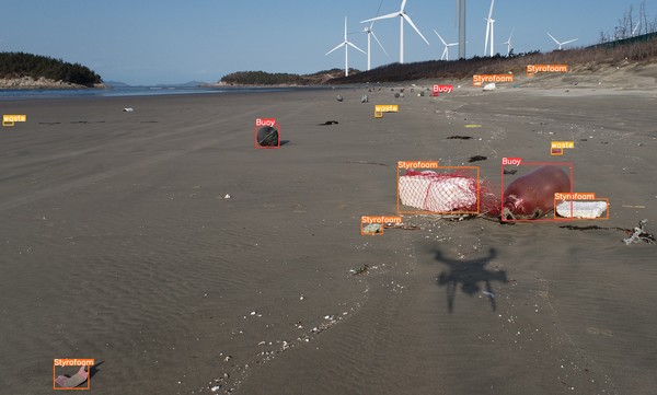 '스마트빌리지 사업' 드론영상·인공지능(AI) 자동 분석. (사진=전남도)