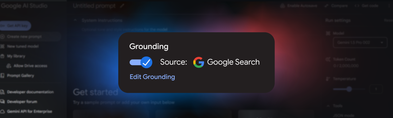 Google’s grounding function (Photo = Google)