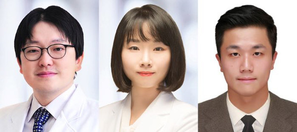 왼쪽부터 서울대병원 마취통증의학과 이형철·윤수빈 교수, 국가전략기술 특화연구소 이현훈 교수