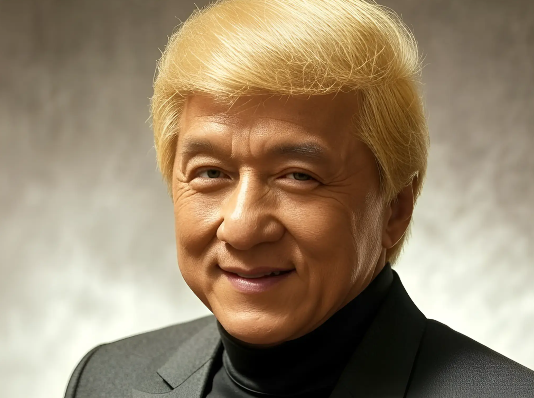 도널드 트럼프 당선인 헤어 스타일의 재키 챈 (사진=xAI)