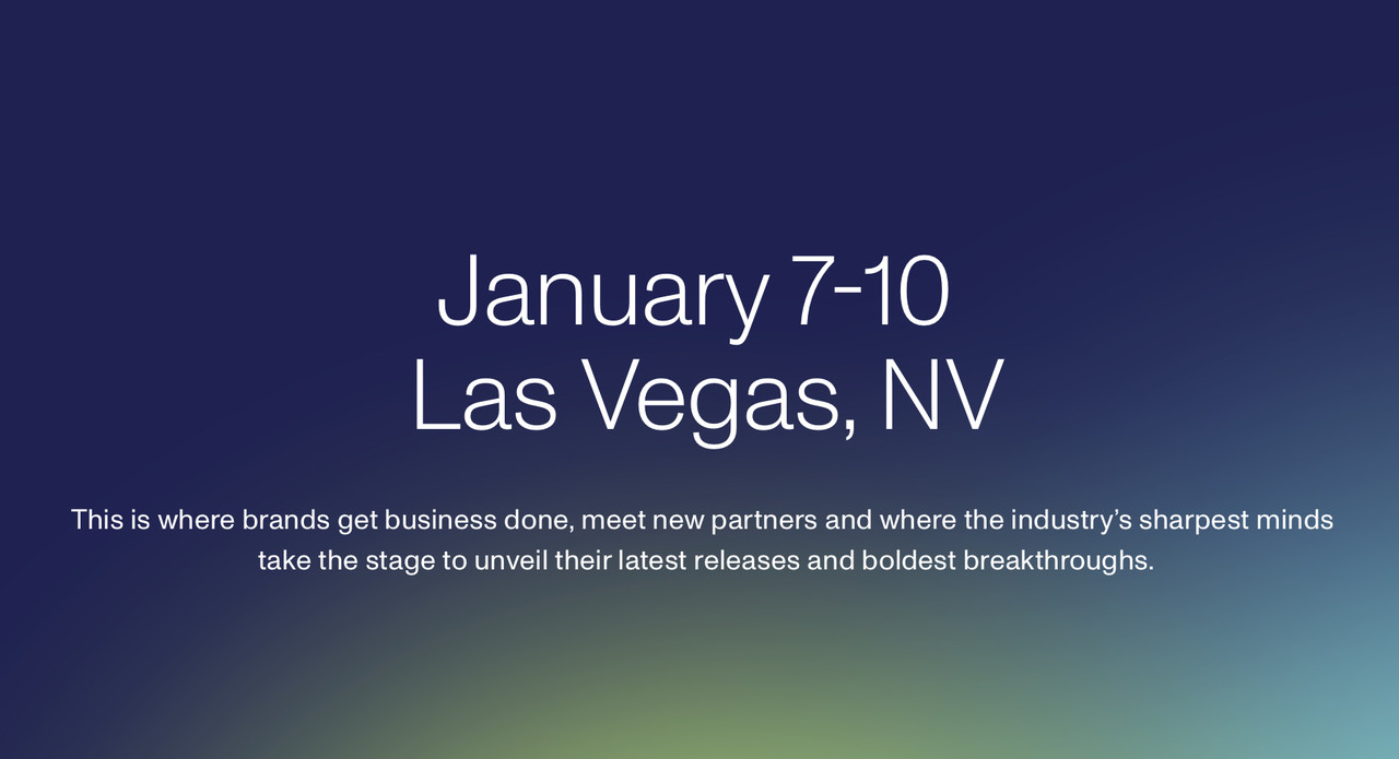 CES 2025 공식홈페이지 메인 (사진=CES)