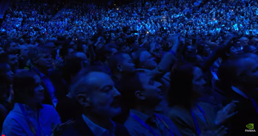 황 CEO의 키노트를 보기 위해 몰려든 1만여 관중 (사진=엔비디아)