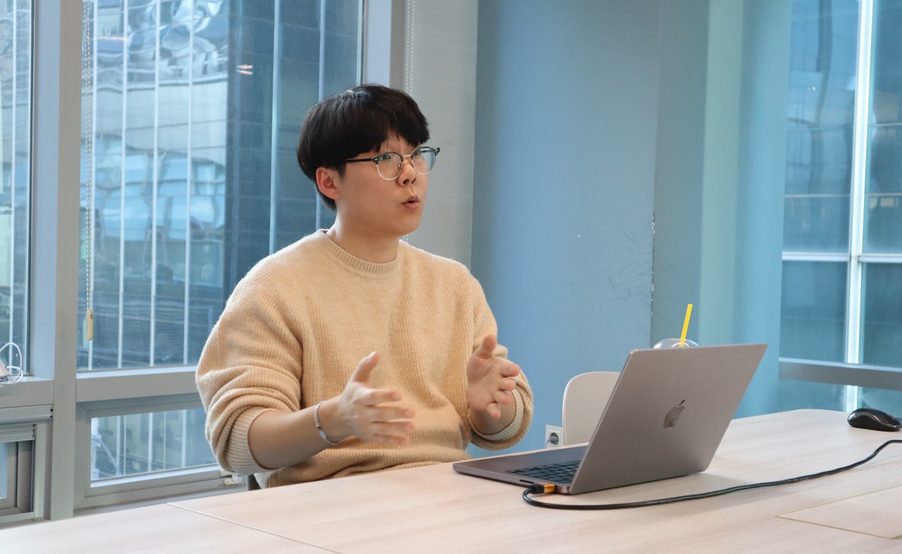 이정훈 팀장이 ‘에이전트 RAG’를 설명하고 있다. (사진=올거나이즈)