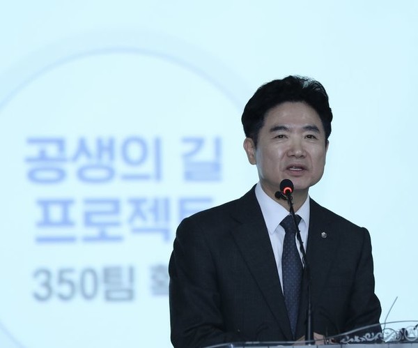 김대중 전남교육감이 14일 목포고등학교에서 열린 신년 기자회견에서 '2025년 전남교육 주요 정책'을 발표하고 있다. (사진=전남교육청)