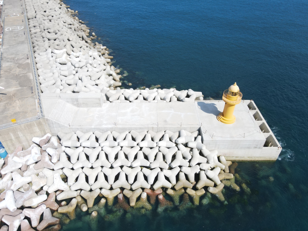 홍도항 남방파제 축조공사 완료 (사진=전남도)