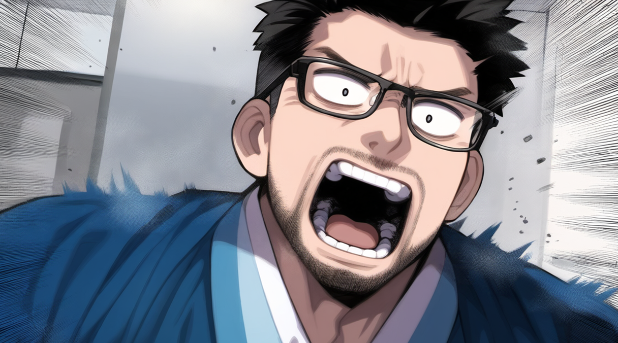 연봉 이야기를 들은 삼촌의 호감도가 50에서 0으로 줄어들었다. (사진=뤼튼)