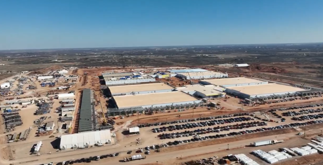 텍사스 애빌린에 건설 중인 데이터센터 (사진=X, Sam Altman)