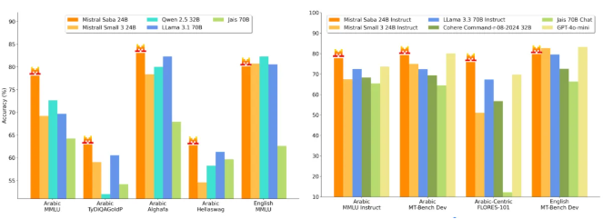 벤치마크 결과 (사진=미스트랄)