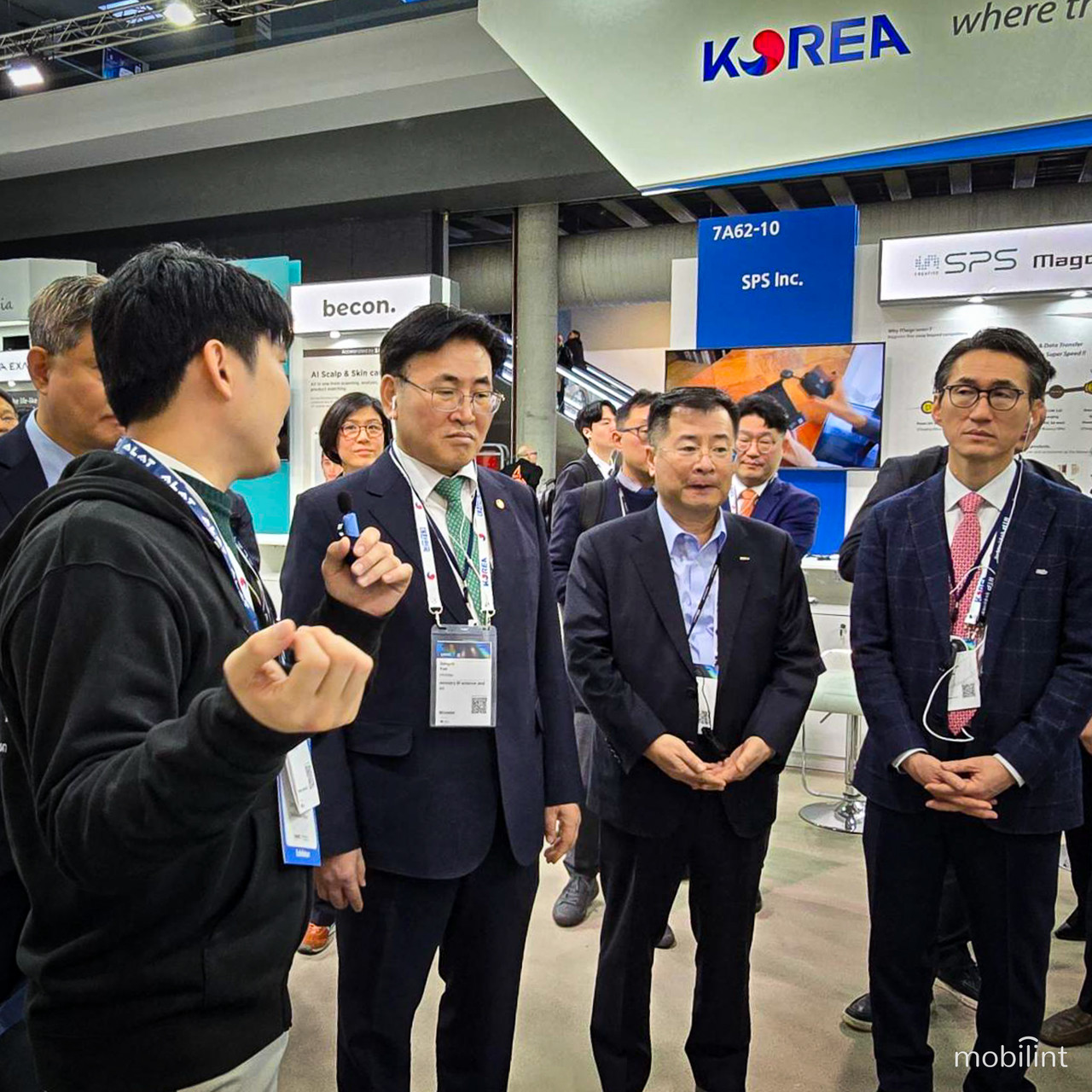 모빌린트 MWC 2025 부스 (사진=모빌린트)