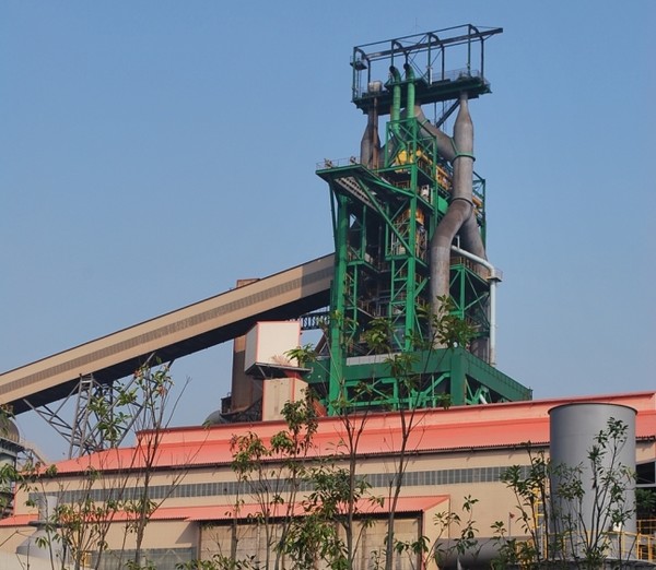 광양제철소 1고로 전경