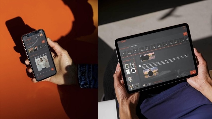 큐엘스위트는 다양한 모바일 기기에서 사용할 수 있다. (사진=파프리카 주식회사)