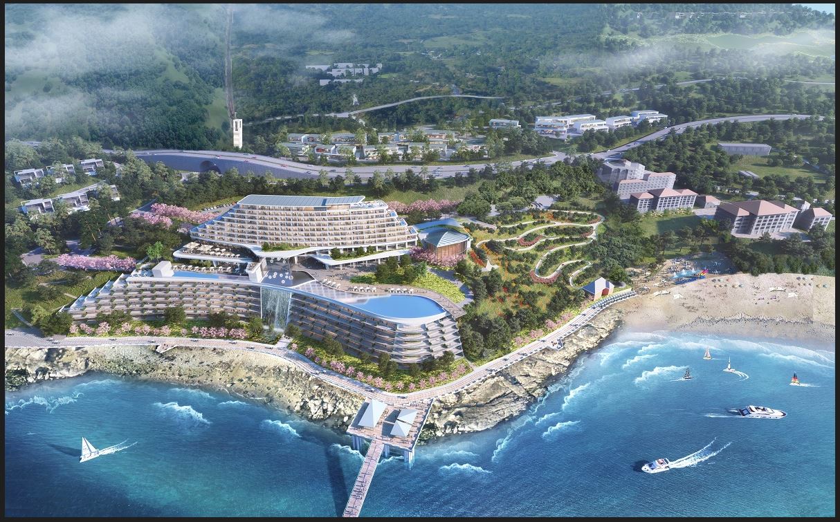 화양복합관광단지에 입지 예정인 '힐&테라스 콘도'