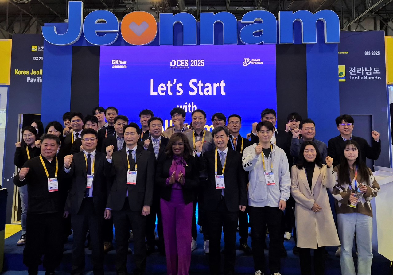 CES 2024 참가모습 (사진=전남도)