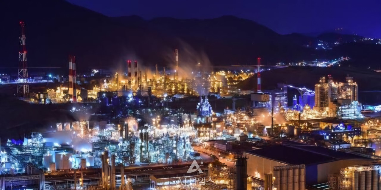 여수산단 야경 (AI타임스DB)