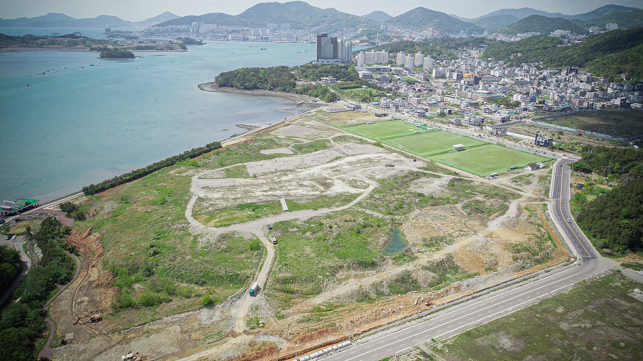 여수섬박람회 주 행사장이 될 돌산 진모지구 (사진=여수시)