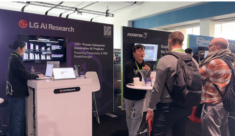 LG AI연구원 ‘GTC 2025’ 부스 전경 (사진=LG AI연구원)