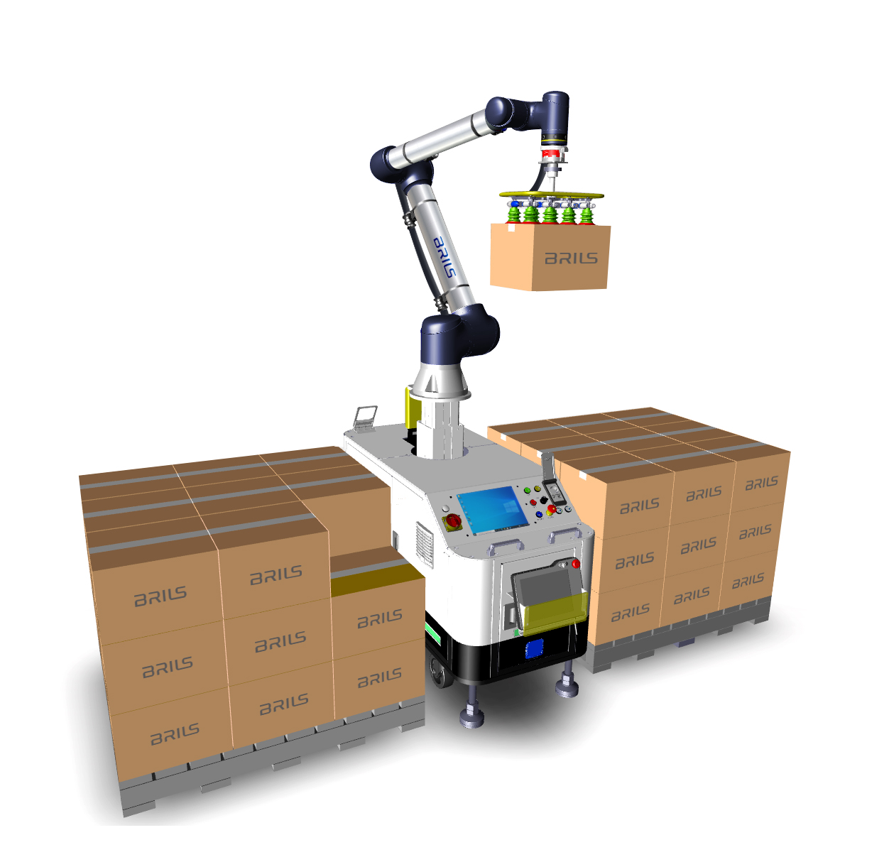 브릴스 팔레타이징 로봇 (사진=브릴스)