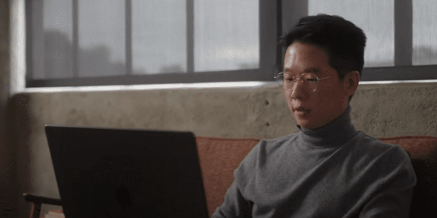 o1 소개 영상에 등장한 정형원 연구원 (사진=오픈AI)