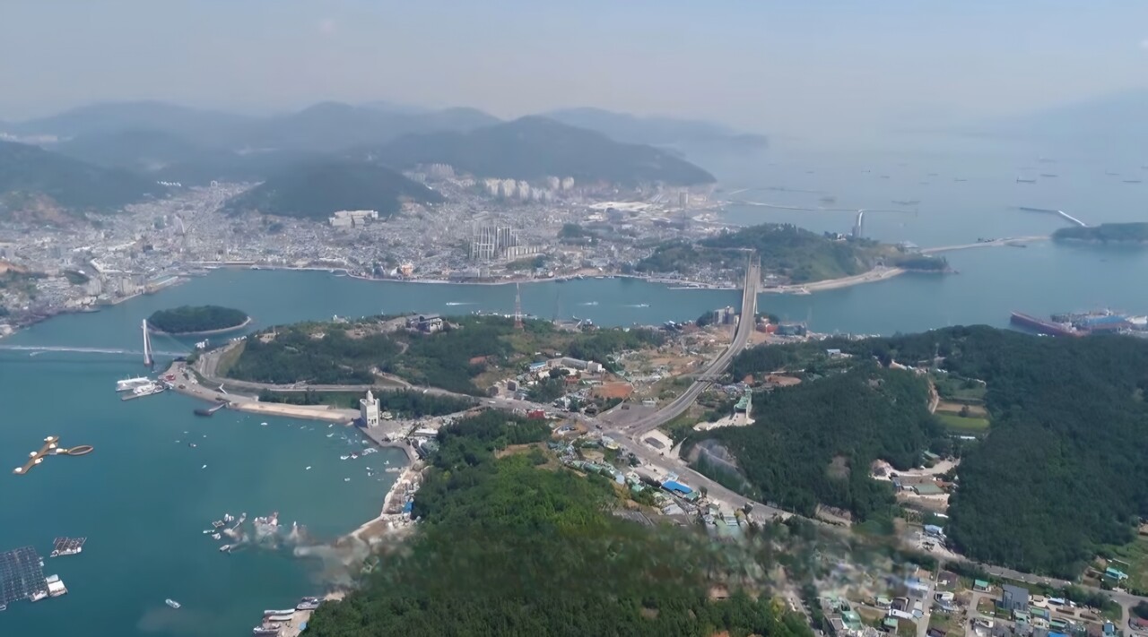 여수 바다 풍경