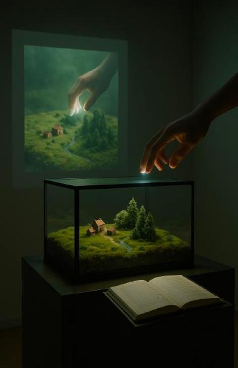 쉔베터 작. 에덴 이후, 역동적인 환경에서 생성 에이전트(Post-Eden, generative Agents in a dynamic environment)