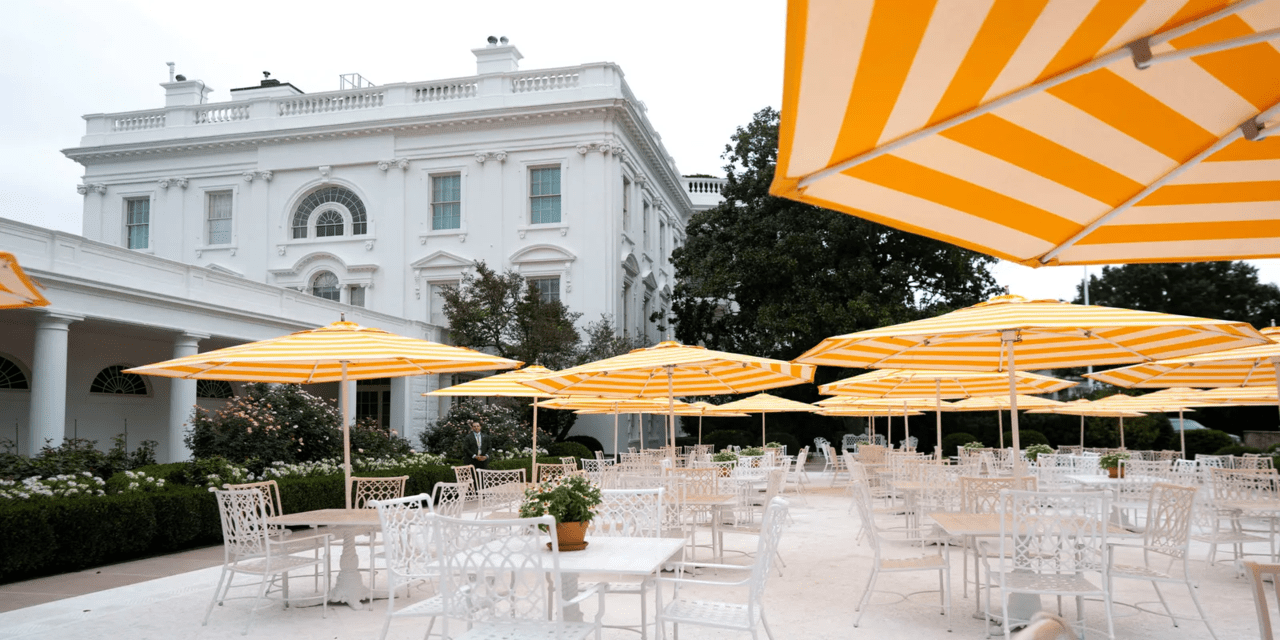 백악관 로즈 가든 (사진=유튜브, Zups Official 채널 'Trump's Rose Garden Reimagined: A New Look Amid White House Transformation' 캡처)