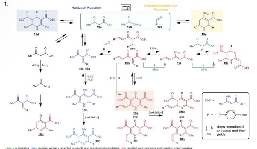 ‘한츠슈 반응’의 재구성된 네트워크 (사진=과기정통부)